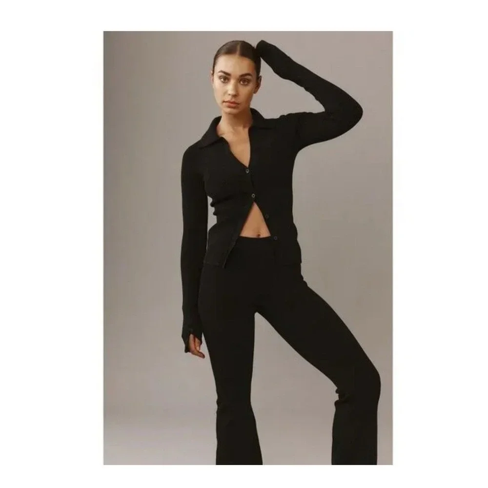 Monday Swimwear ISTANBUL TOP - Black RIB - Size M….b3